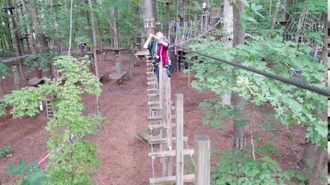 High-up Zip Lining and Climbing Fun for the Family: Adventure Park Virginia Beach
