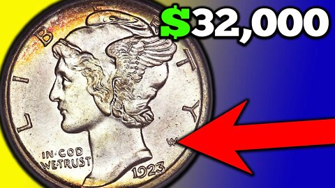 1923 Mercury Dimes Worth A LOT of Money!