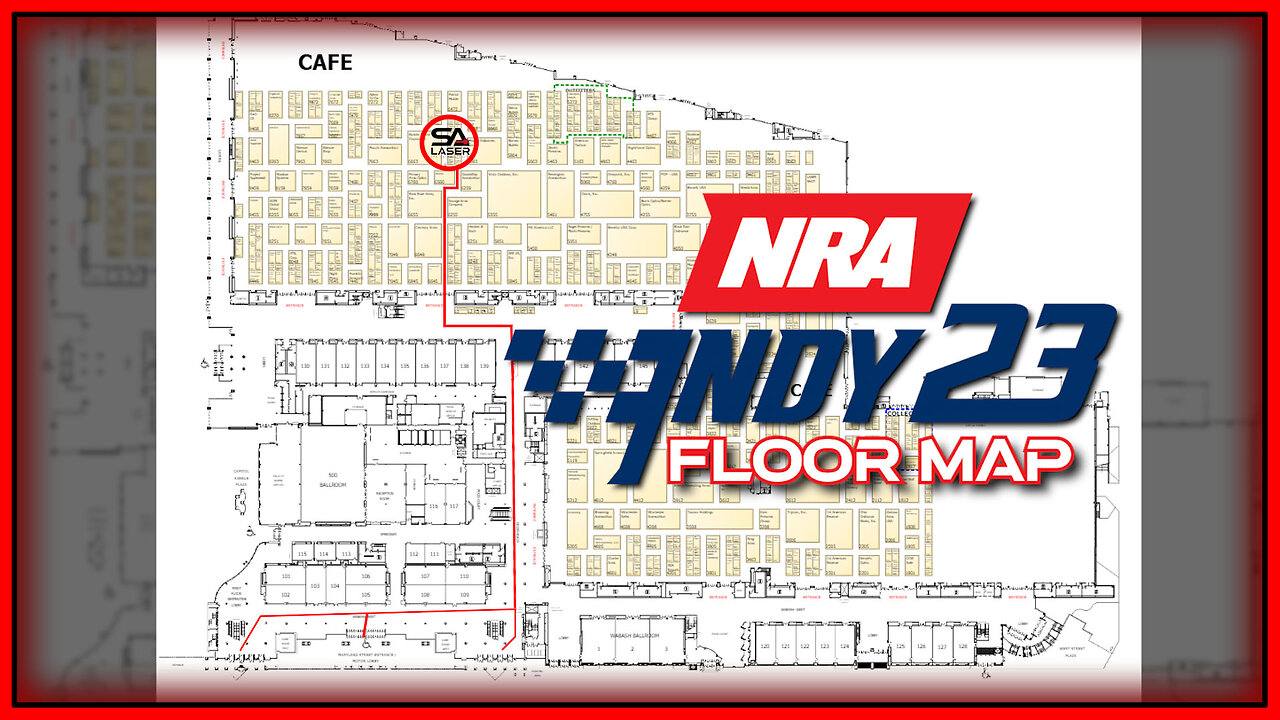 Nra Show 2023 Floor Map