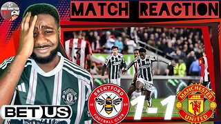 BRENTFORD 1-1 MANCHESTER UNITED | FAN REACTION | Premier League - Ivorian Spice Reacts