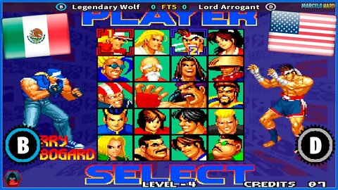 Real Bout Fatal Fury Special (Legendary Wolf Vs. Lord Arrogant) [Mexico Vs. U.S.A]