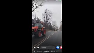 Farmers in Poland 🇵🇱🚜 protesting 09/02/2024