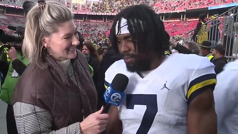 Donovan Edwards speaks after 200+ yard game in win over Ohio State
