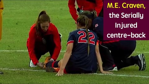 #ncaawomensoccer #soccerankle #womencollegesoccer Serially Injured Centre Back. Win $25 Gift Card!