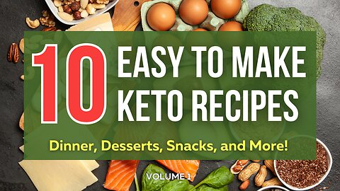 Delicious Keto Recipes: 10 Mouthwatering Dishes for Every Craving! V1