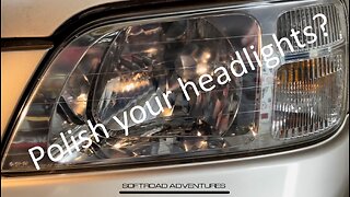 Don’t replace those headlights, polish them! Honda CR-V RD1