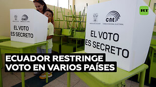 Malestar entre ecuatorianos por prohibición de voto en algunos países