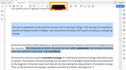 Class 9th Bio Activation Energy