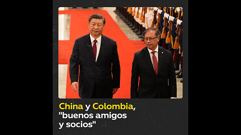 Xi Jinping se reúne con Gustavo Petro en el Gran Palacio del Pueblo de China