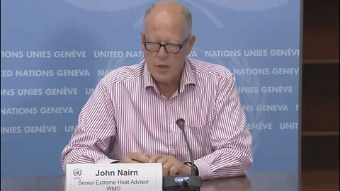The UN Extreme Heat Advisor, John Nairn, has issued a warning about the increasing of heatwaves.