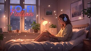 Chill LoFi Girl: Rainy Night Vibes with Relaxing LoFi Hip Hop Beats