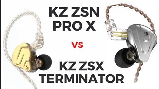KZ ZSN PRO X vs KZ ZSX Terminator - Batalha de frequências #03