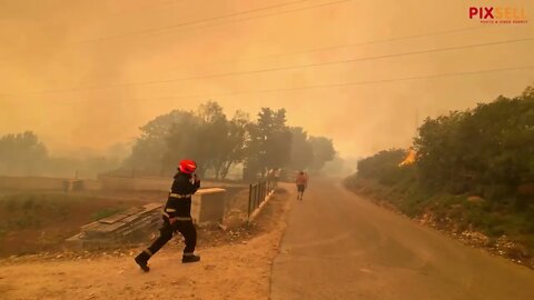 IZBIO VELIKI POŽAR U PULI: IZGORJELE KUĆE, GRAĐANI EVAKUIRANI