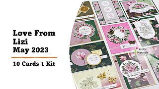 Love From Lizi | May 2023 card kit | 10 Cards 1 Kit