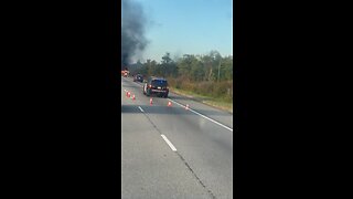 Vehicle Fire On Highway 401