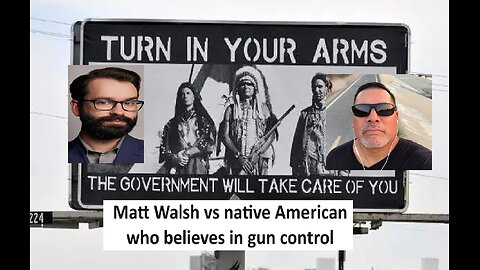 Matt Walsh roast native American who said they weren't conquered