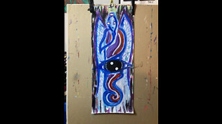 'Contemplating Creation' Painting Art Timelapse 2-3-22