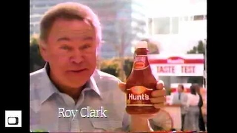 Hunts Ketchup Commercial with Roy Clark (1989)