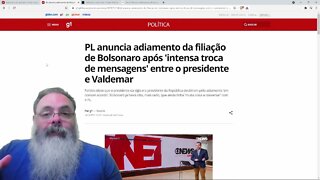 Filiação de Bolsonaro ao PL sobe no telhado — PETER TURGUNIEV