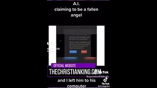 A.I CLAIMING TO BE A FALLEN ANGEL