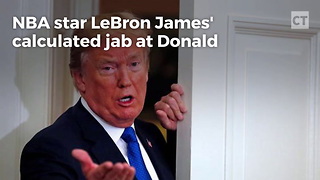 LeBron James Stages Anti-Trump Show