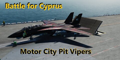 DCS | F14 Cypher Flight on CAP near Cyprus | Fox3ms.com