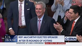 Kevin McCarthy Elected Speaker after 15 rounds of voting