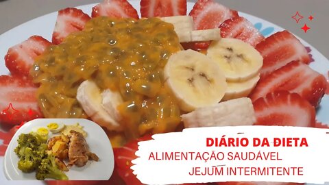 DIÁRIO DA DIETA #10- ALIMENTAÇÃO SAUDÁVEL- JEJUM INTERMITENTE- RECEITA DE MAIONESE FIT COM FRANGO