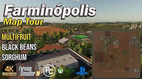 Farming Simulator 19 - 4K - Map First Impression - Farminópolis