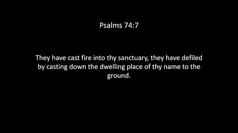 Psalms Chapter 74