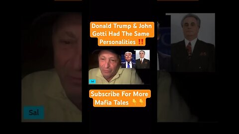 Donald Trump & John Gotti Had The Same Personalities ‼️ #donaldtrump #johngotti #mafia #crime