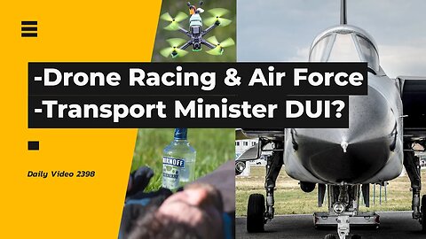 Drone Racing League Air Force Recruitment, Canada Transport Minister DUI History