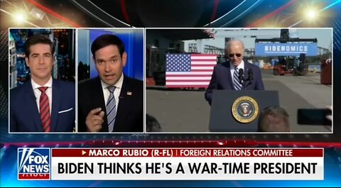 Sen Rubio: Biden's Like an Arsonist Running As a Firefighter