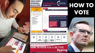 🔴 How to Vote: My REAL ballot 📝 ~ NSW Election