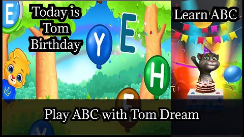 Play and Touch Letter Exercise with Tom Dream | abc cartoon | CH-Cartoon