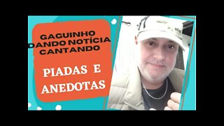 PIADAS E ANEDOTAS - GAGUINHO DANDO NOTÍCIA - #shorts