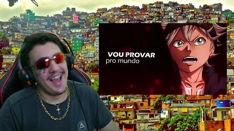 Funkeiro React Rap do Asta (Black Clover) - EU VOU SER O REI MAGO | NERD HITS