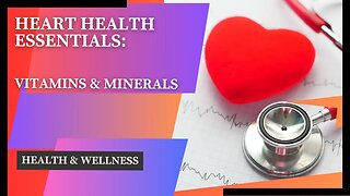 Heart Health Essentials: Vitamins & Minerals 💖💡