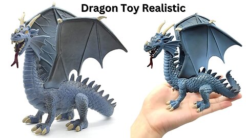 Dragon Toy Realistic Pterosaur Fire Dragon Model Dinosaur Model 5'' Vinyl Dinosaur Figures