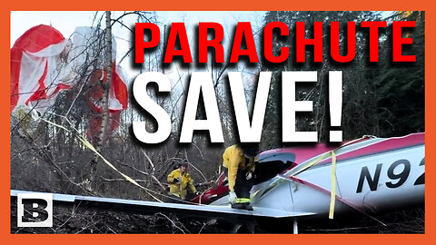 Parachute Save! Passengers Survive Single-Engine Plane Crash After Parachute Deploys