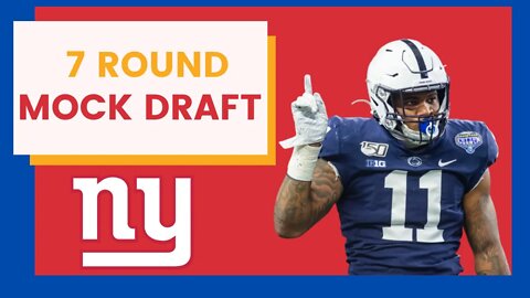 New York Giants 7 Round Mock Draft