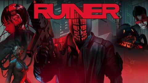 Ruiner - Full Gameplay 4 Hour Background noise