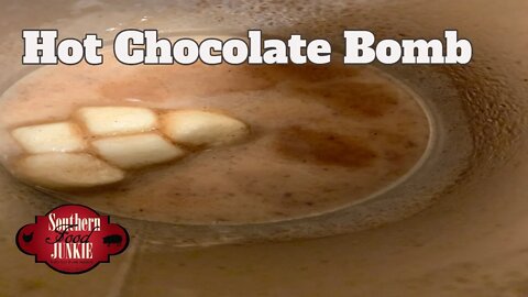 Trying our first Hot Chocolate Bomb 💣 | #shorts