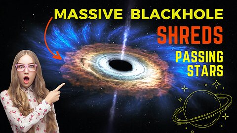Massive Blackhole Shreds Passing Star 😨| Solar System | NASA