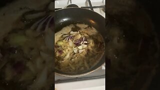 Preparing onion sote