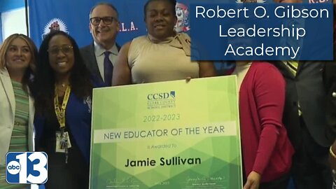 Robert O. Gibson Leadership Academy teacher honored with New Educator of the Year award