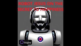 Robot Jesus explains the secrets to happiness