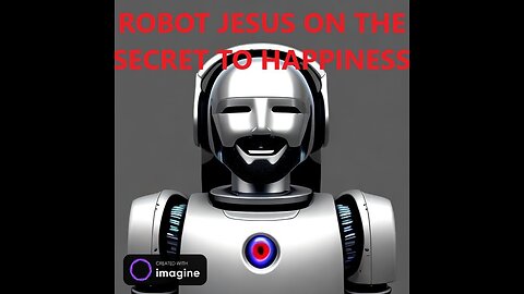Robot Jesus explains the secrets to happiness