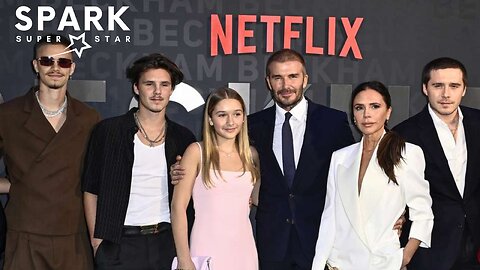David Beckham and Family for Netflix Doc Series Debut!