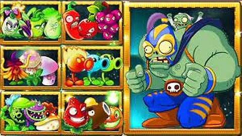 PvZ 2 Random Team Plants Vs Smash Gargantuar Zombie LEVEL 10 - Which Plant Team 's Best?